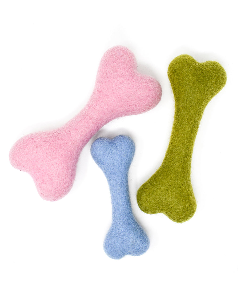 Eco-Friendly MB Woolbone – Durable Natural Wool Dog Fetch Toy