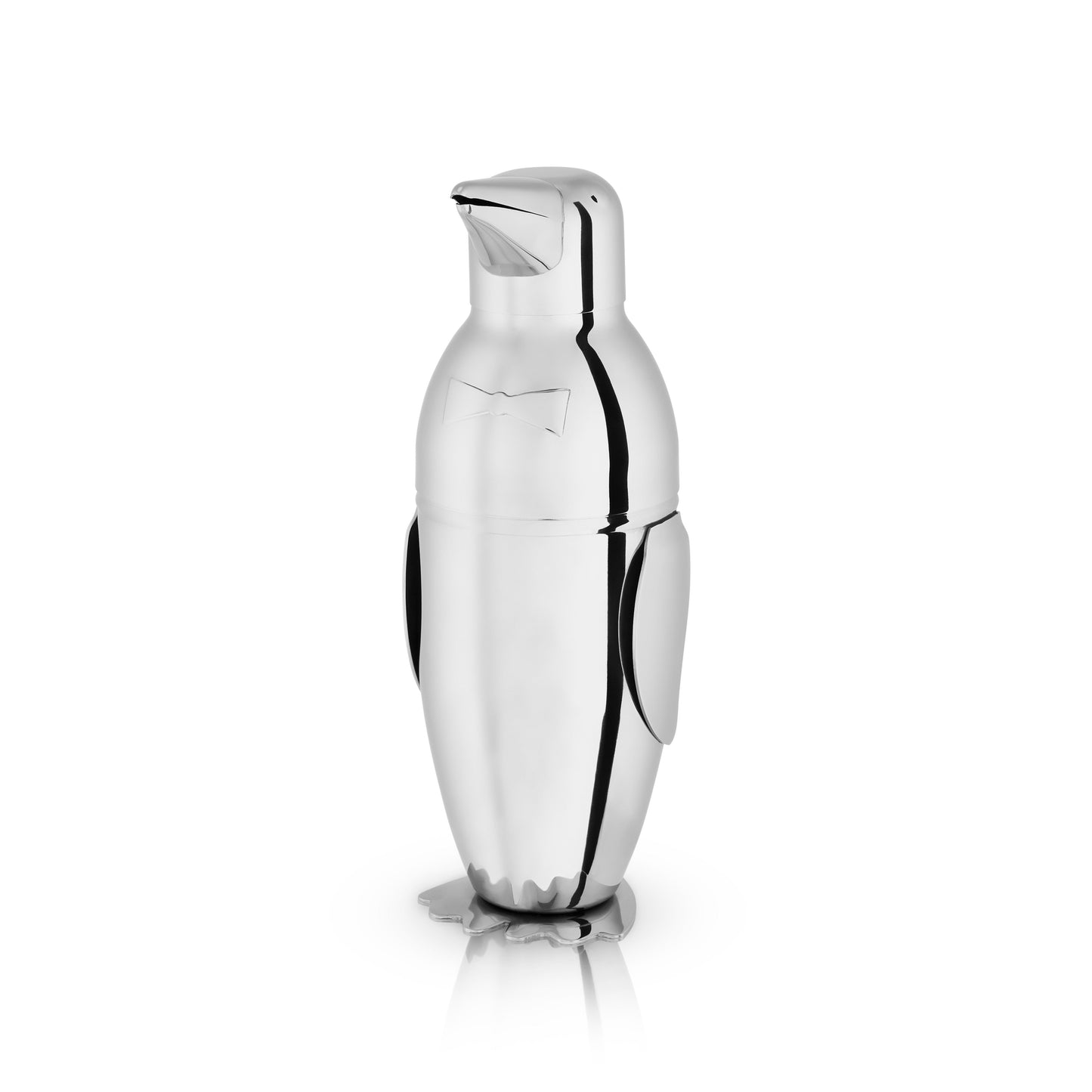 Irving Stainless Steel Penguin Cocktail Shaker with Built-In Strainer