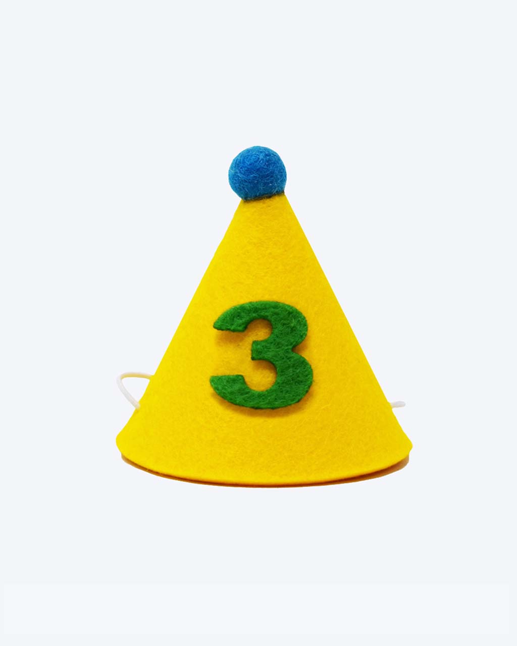 Personalized Green Number Pawty Hat for Dogs & Cats