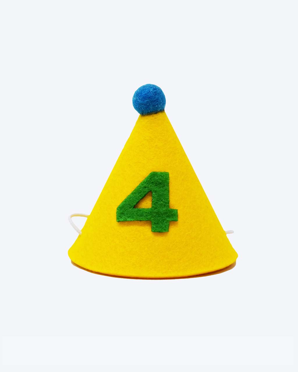 Personalized Green Number Pawty Hat for Dogs & Cats