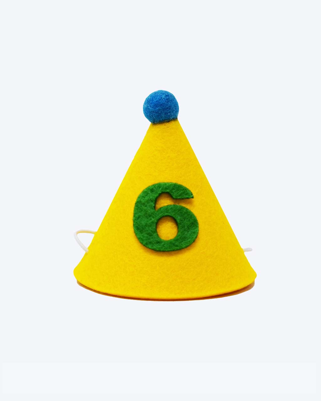 Personalized Green Number Pawty Hat for Dogs & Cats