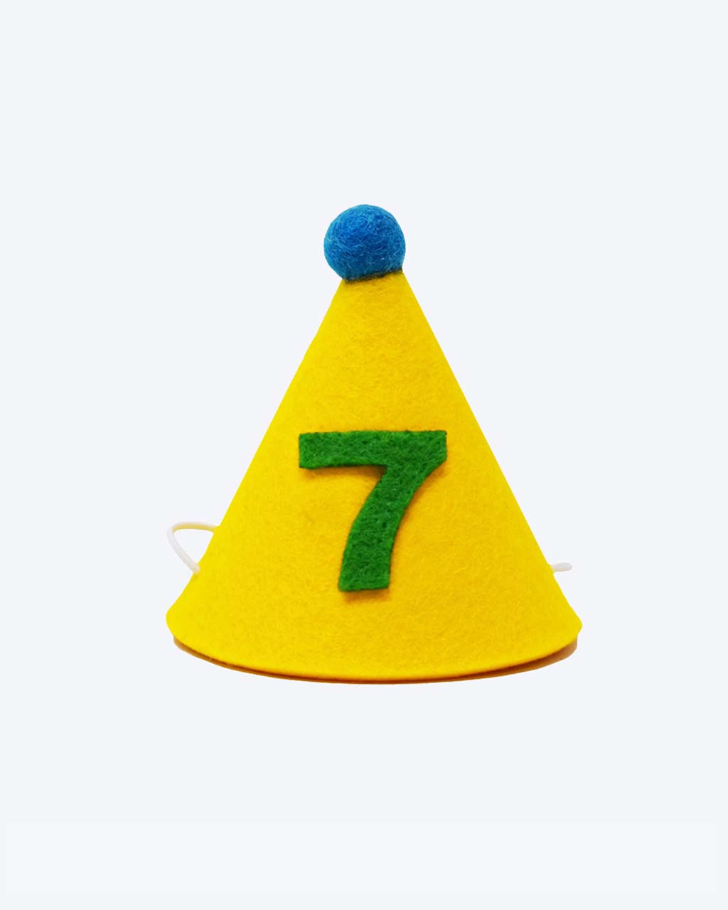 Personalized Green Number Pawty Hat for Dogs & Cats