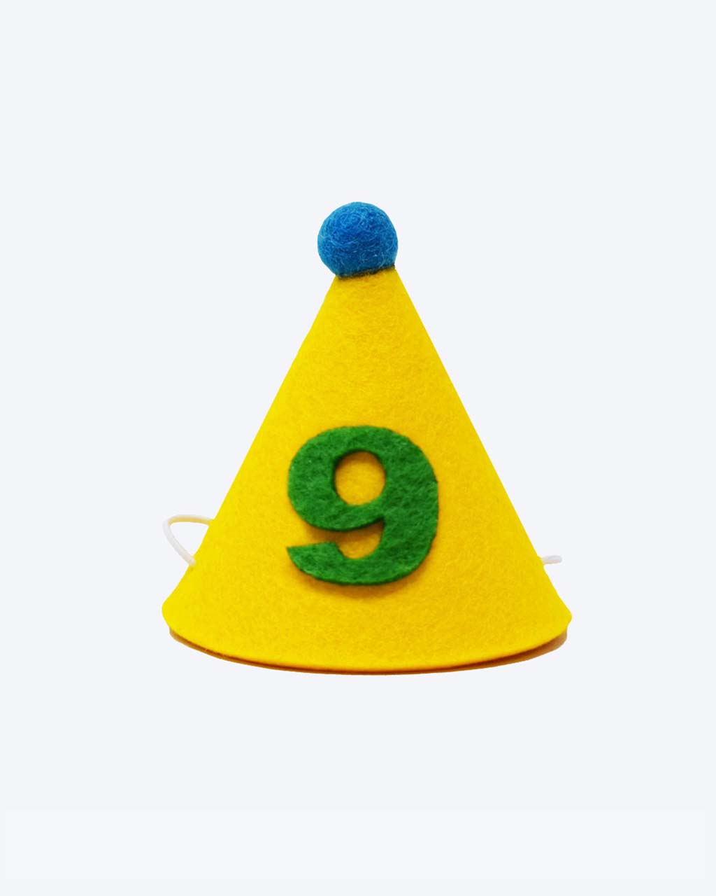 Personalized Green Number Pawty Hat for Dogs & Cats