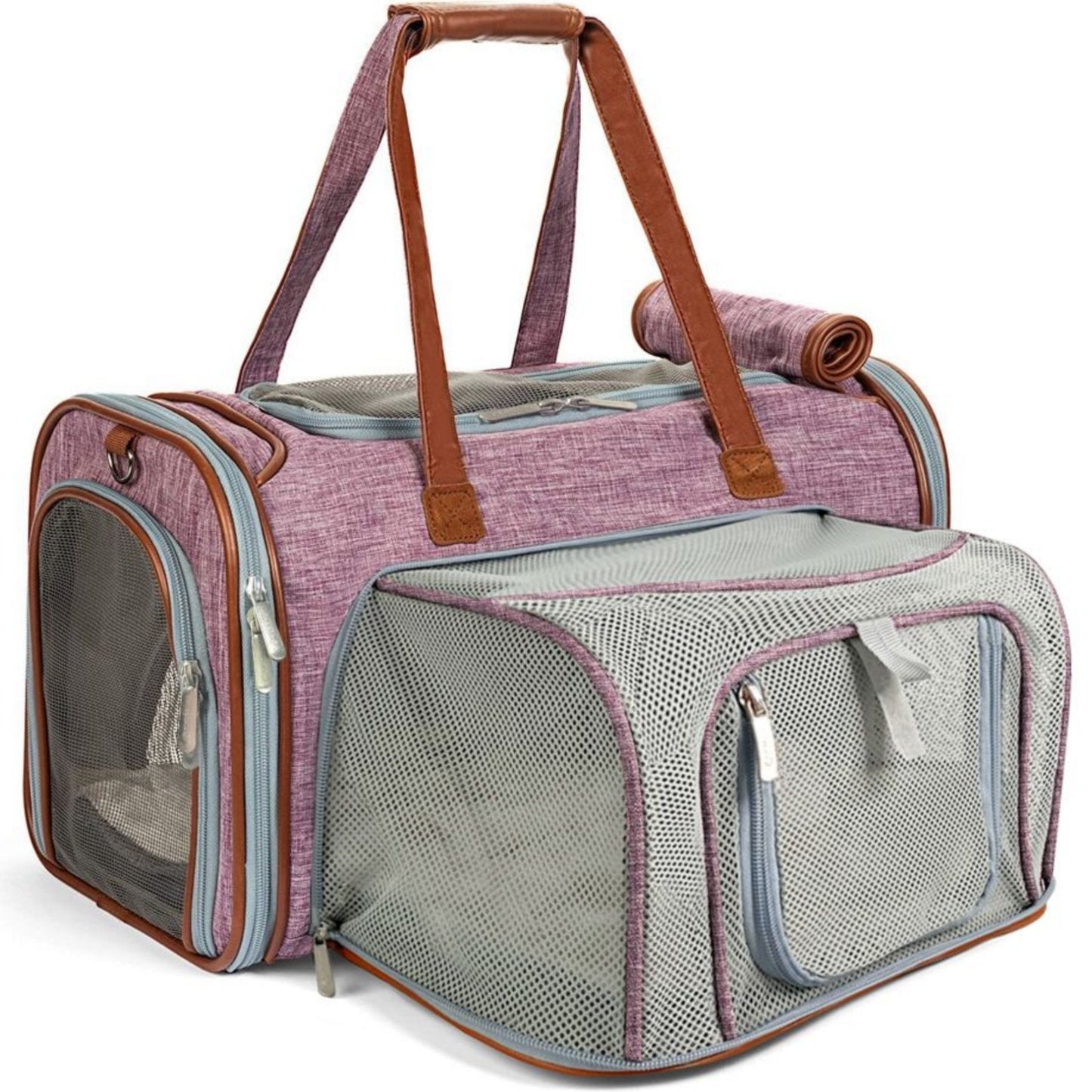 Compact Airline-Approved Expandable Pet Carrier – Mr. Peanut’s Gold Mini