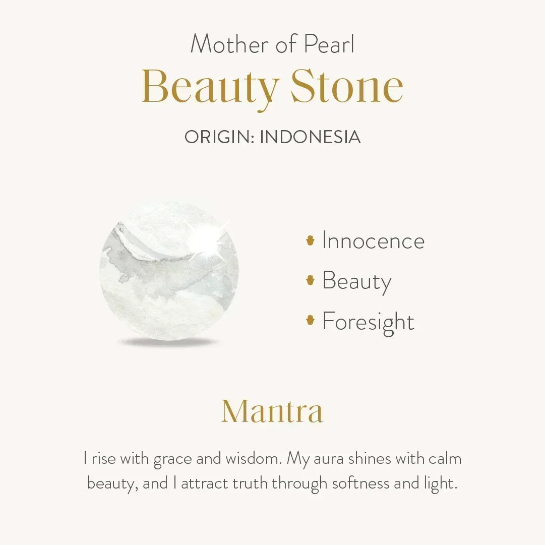 Grace & Beauty Evil Eye Mother-of-Pearl Necklace — Protective Elegance