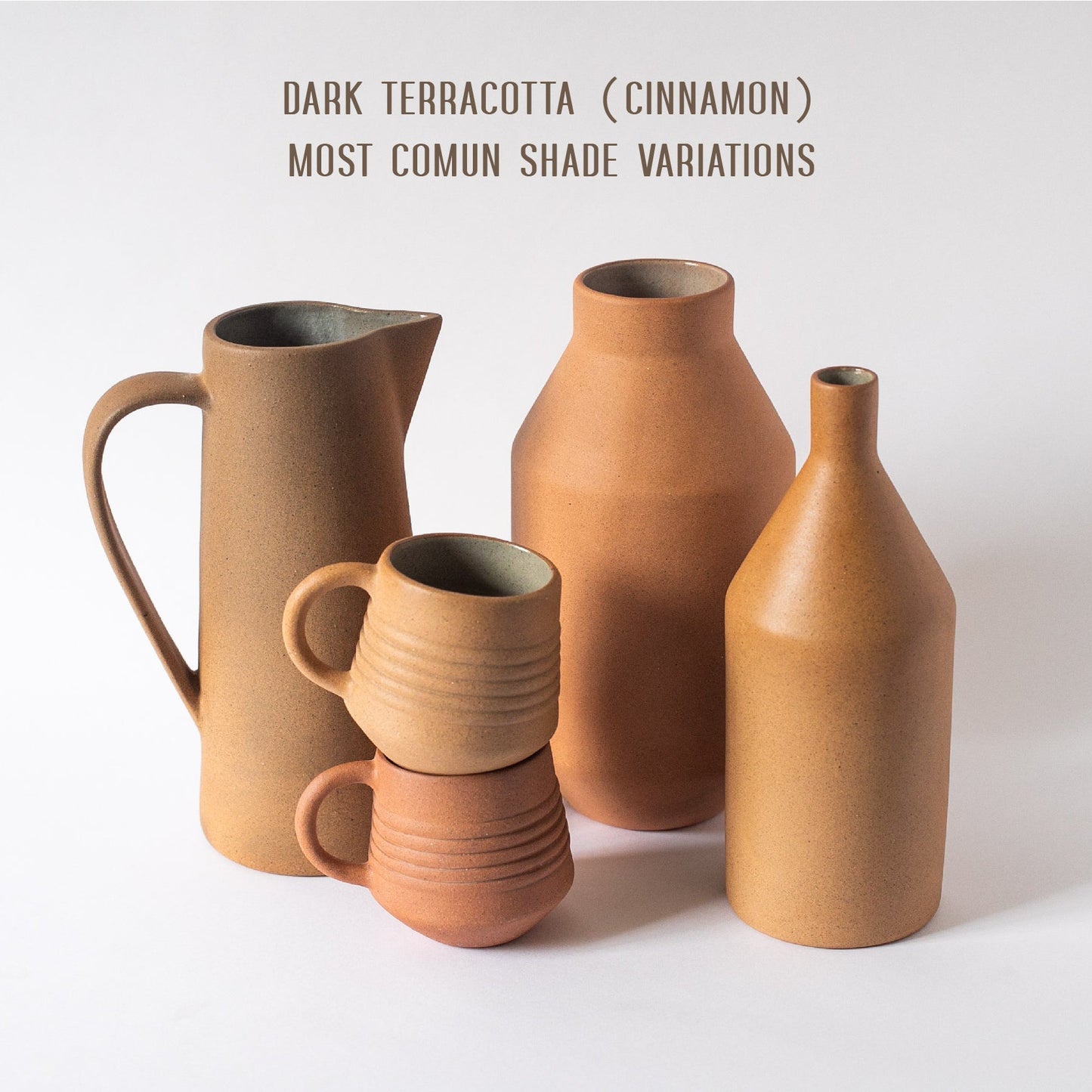 Handcrafted Egeo Ceramic Vase with Natural Earth-Tone Finish