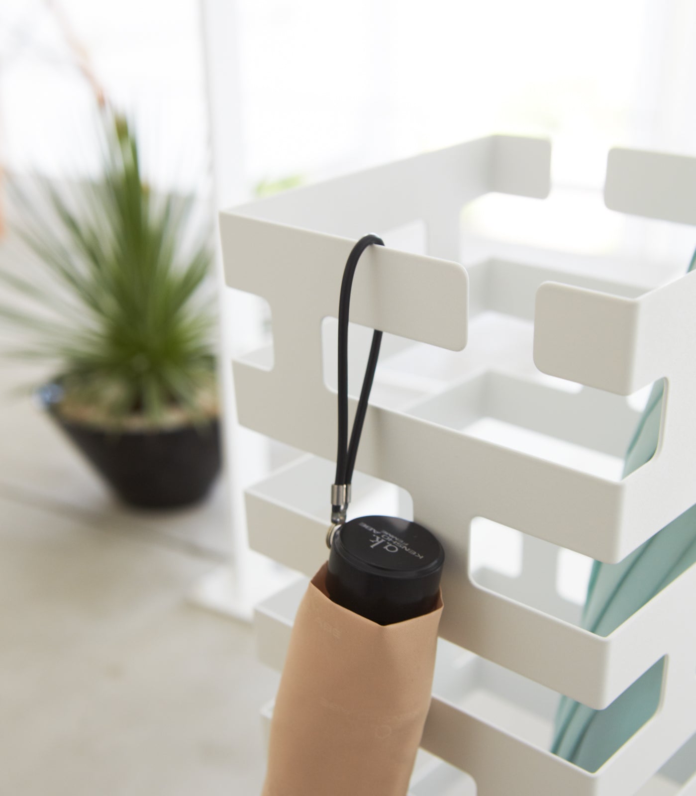 Brickwork Umbrella Stand - Square - Steel