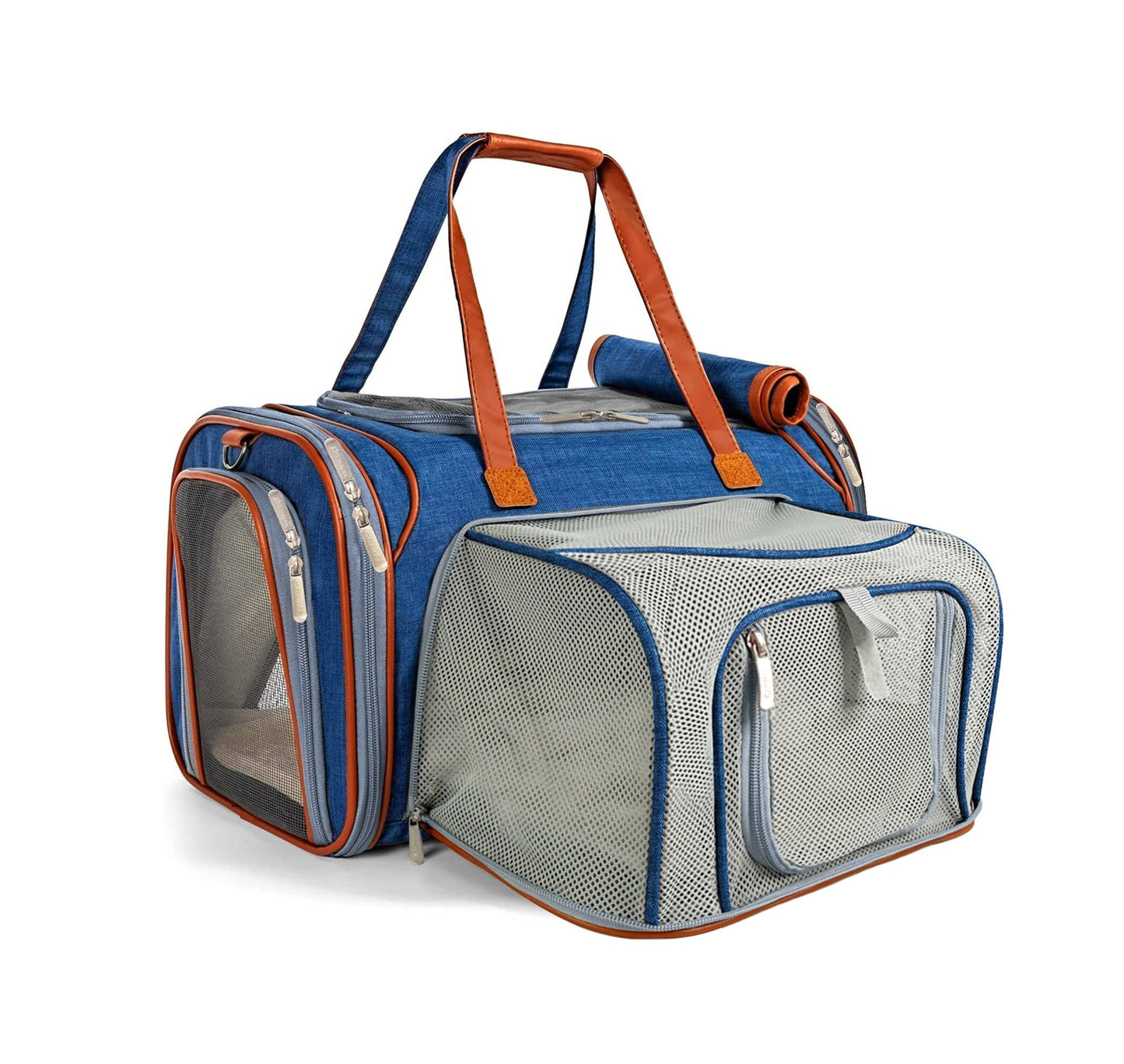 Compact Airline-Approved Expandable Pet Carrier – Mr. Peanut’s Gold Mini