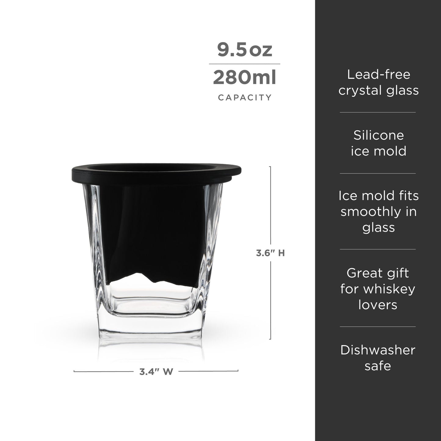 Whiskey with mountain ice