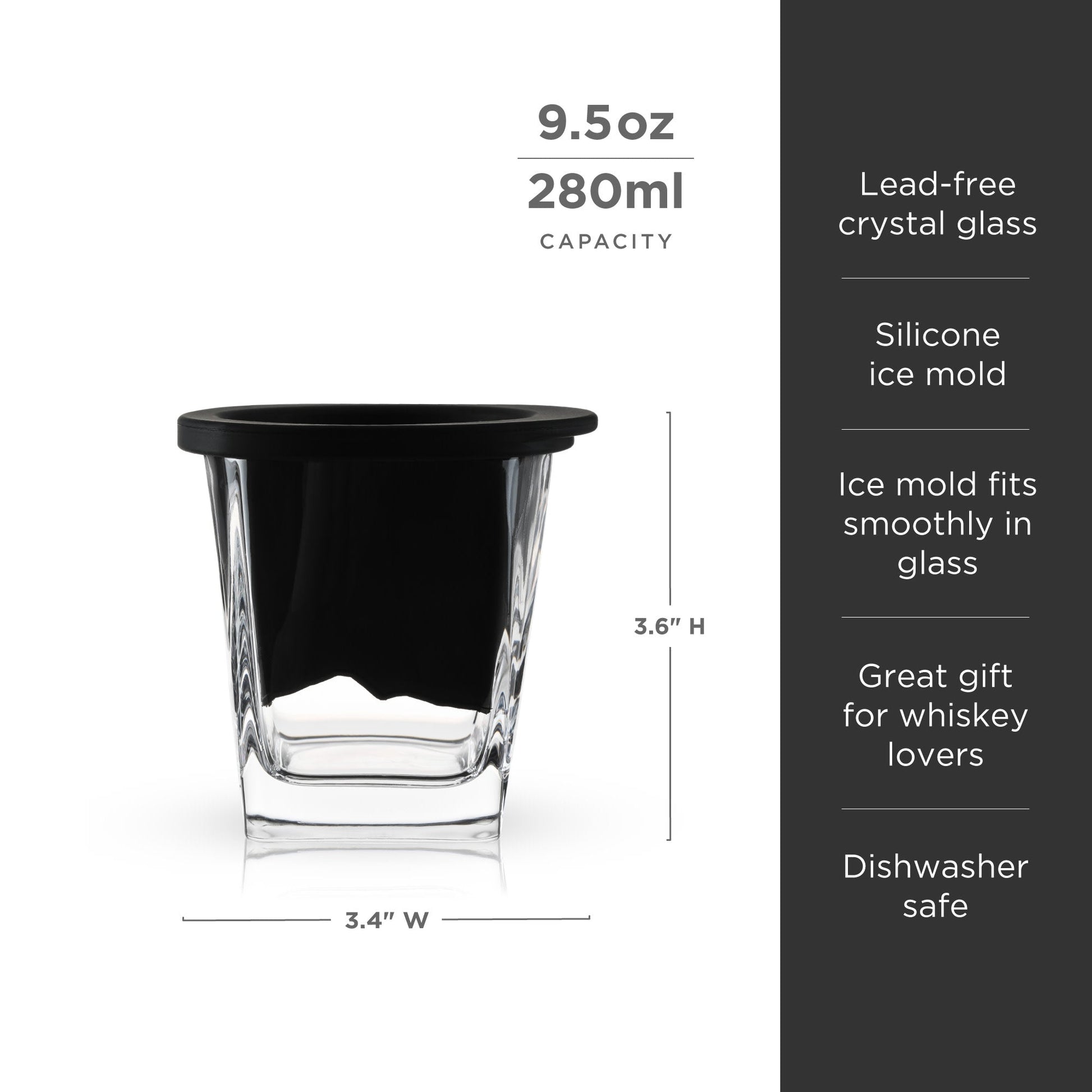 Whiskey with mountain ice