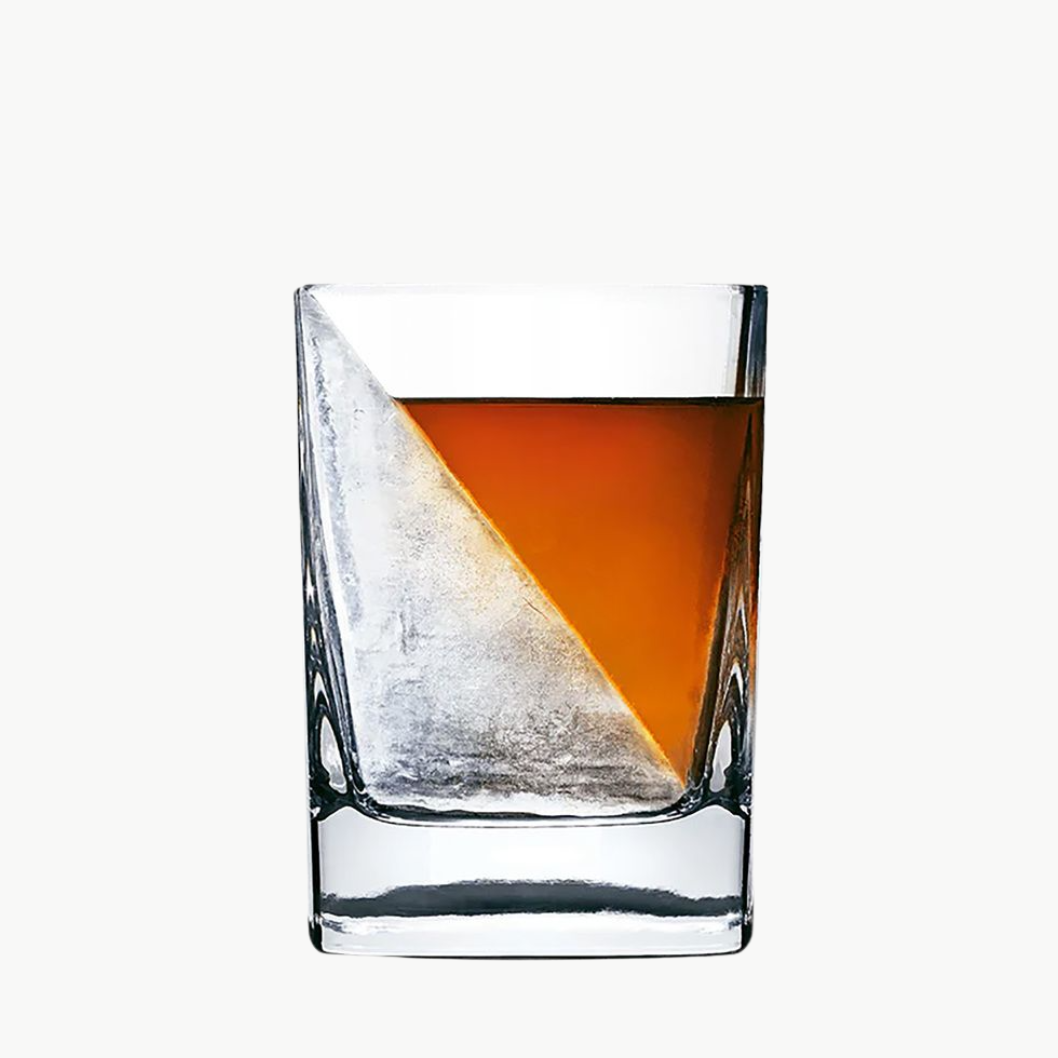 Corkcicle Whiskey Wedge Set – Chilled Sipping Glasses with Molds